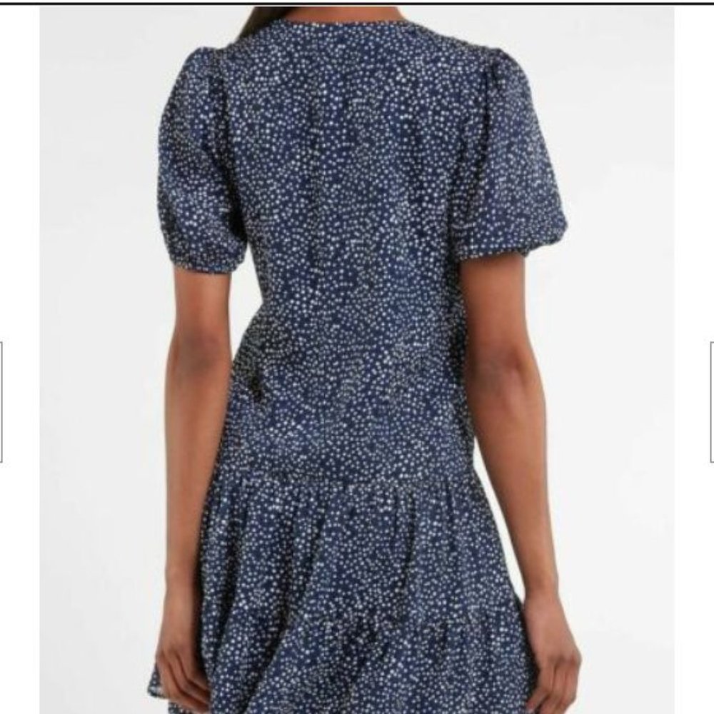 Express Tiered Trapeze Polka Dot Dress XL - 2XL - Picture 3 of 5